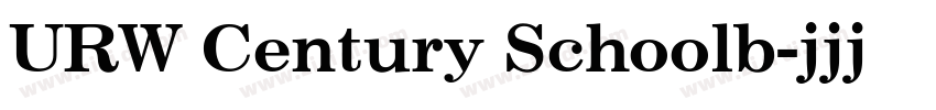 URW Century Schoolb字体转换